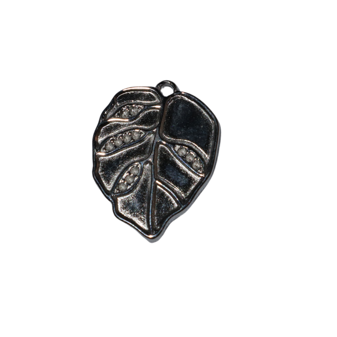 Leaf with Veins Charms