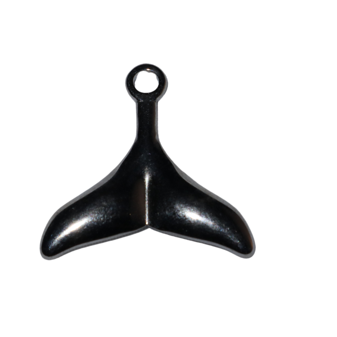 Smooth Whale Tale Charm
