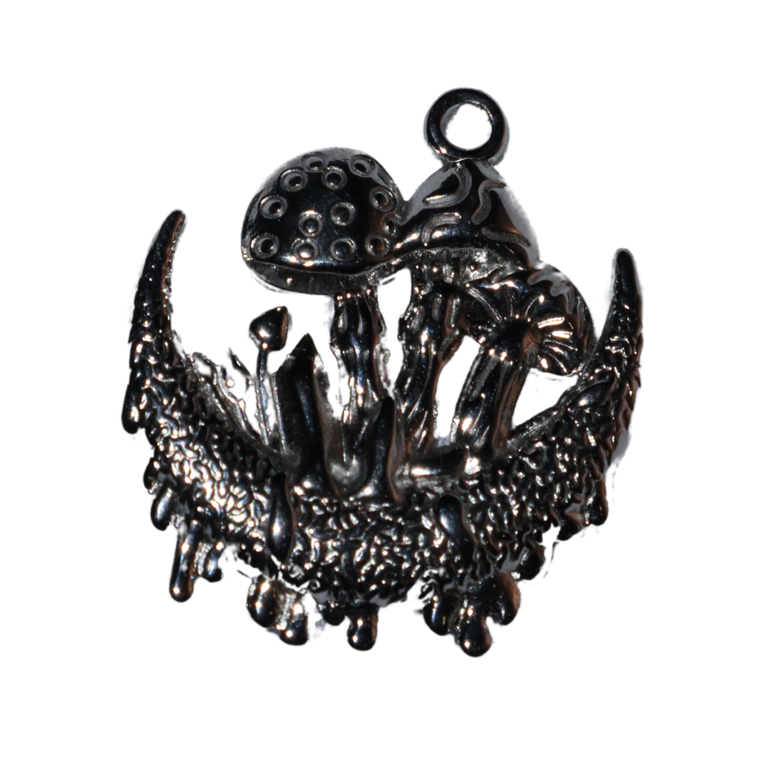 Mushrooms on the Moon Charm