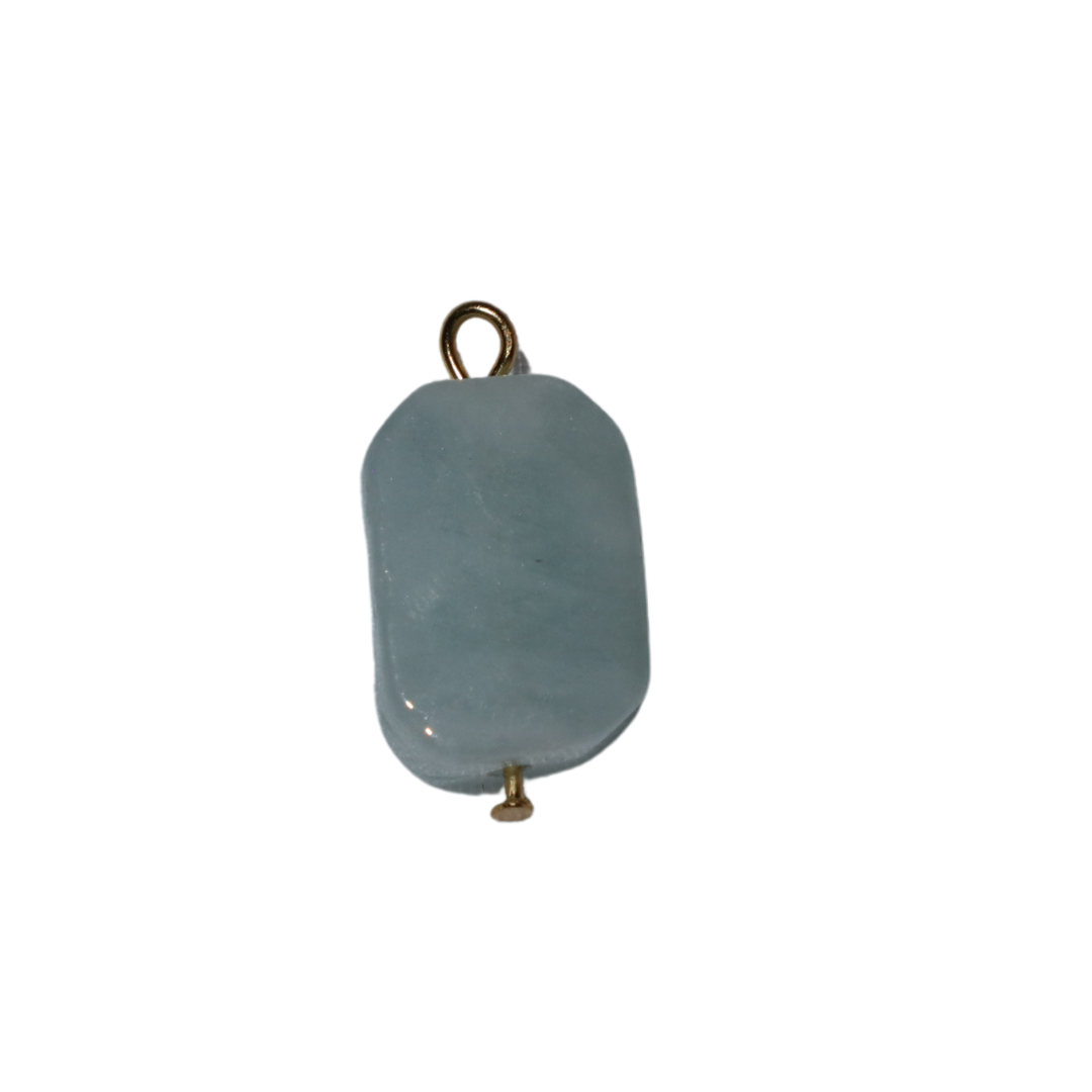 Stone Rectangle Charms
