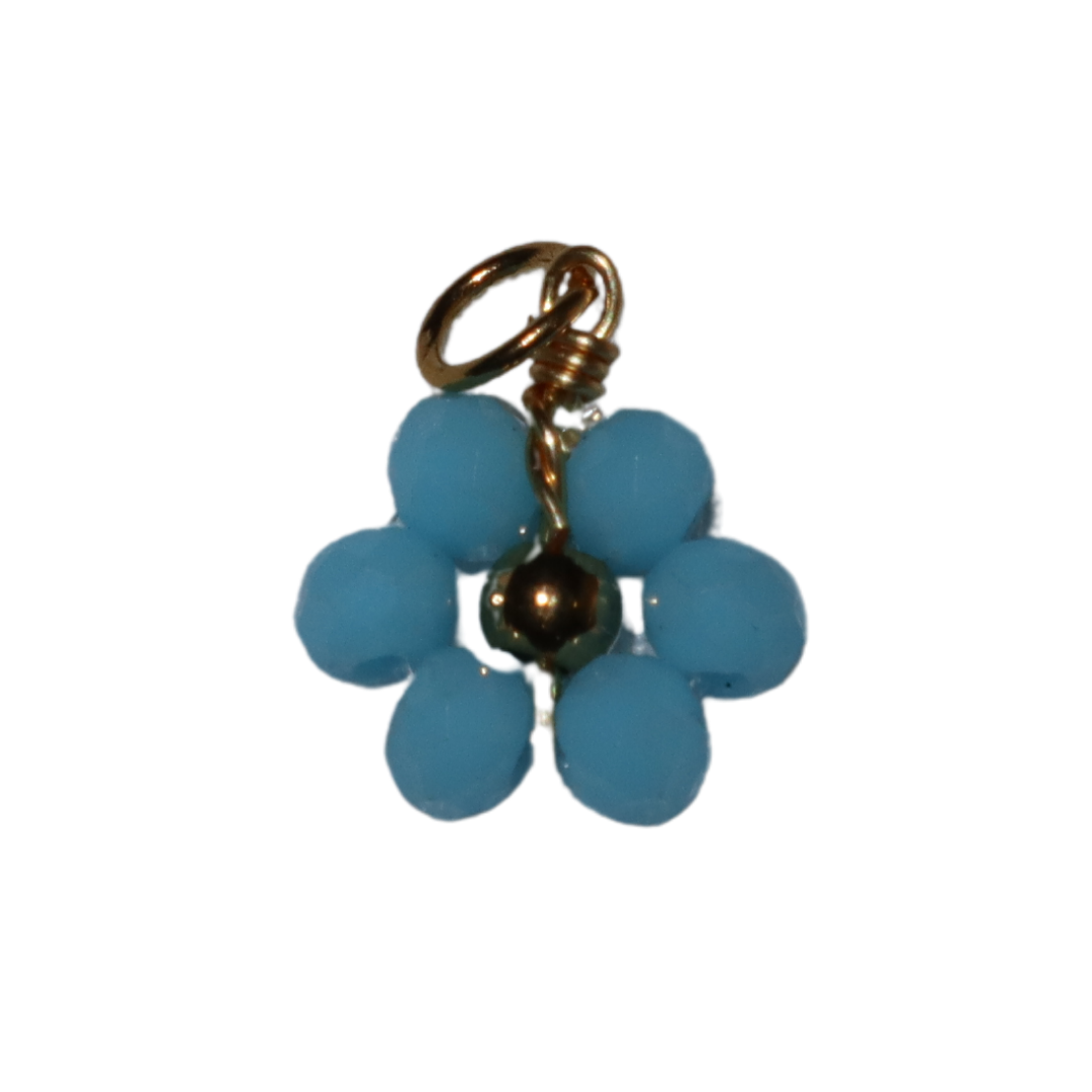 Beaded Flower Charm