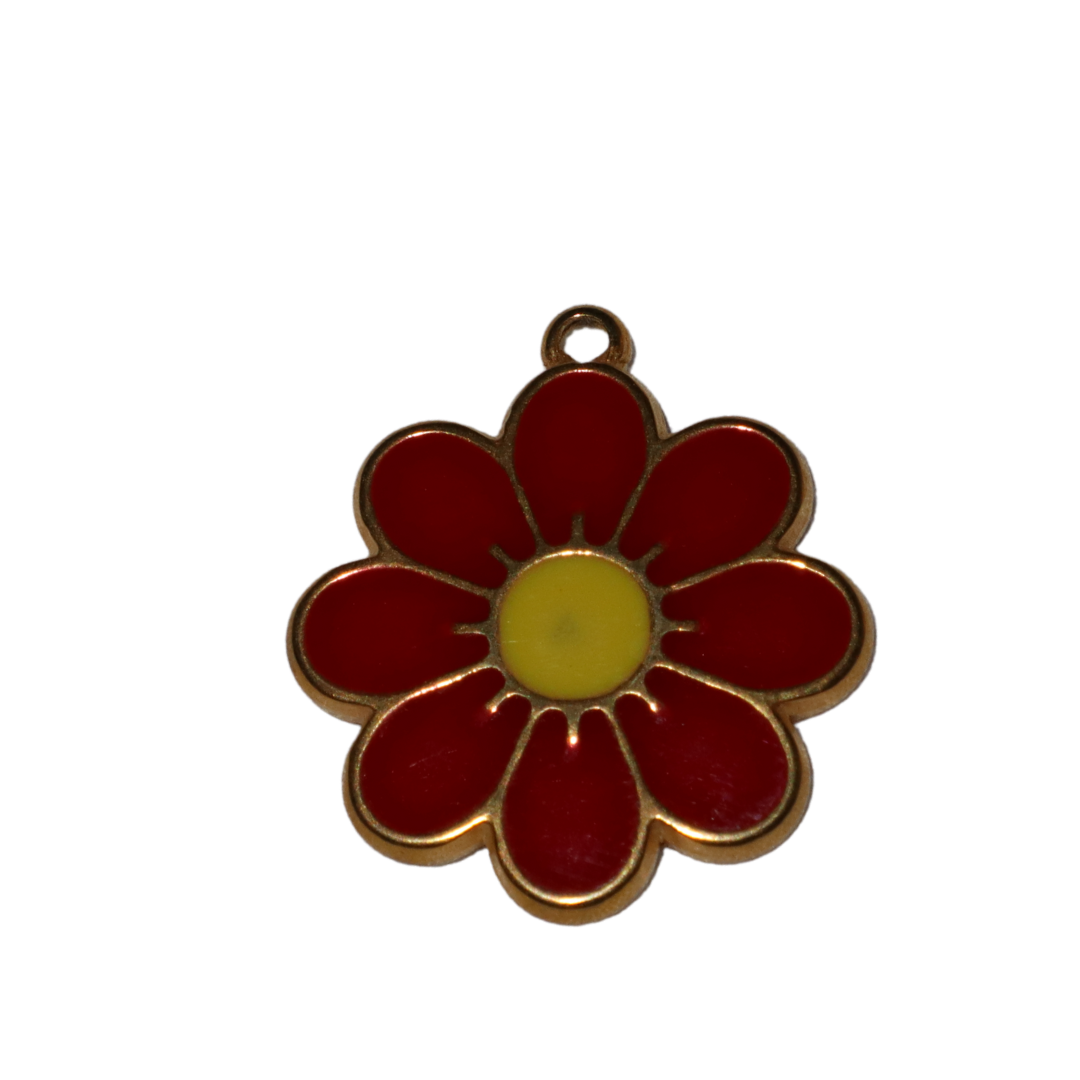 Painted Daisy Charm