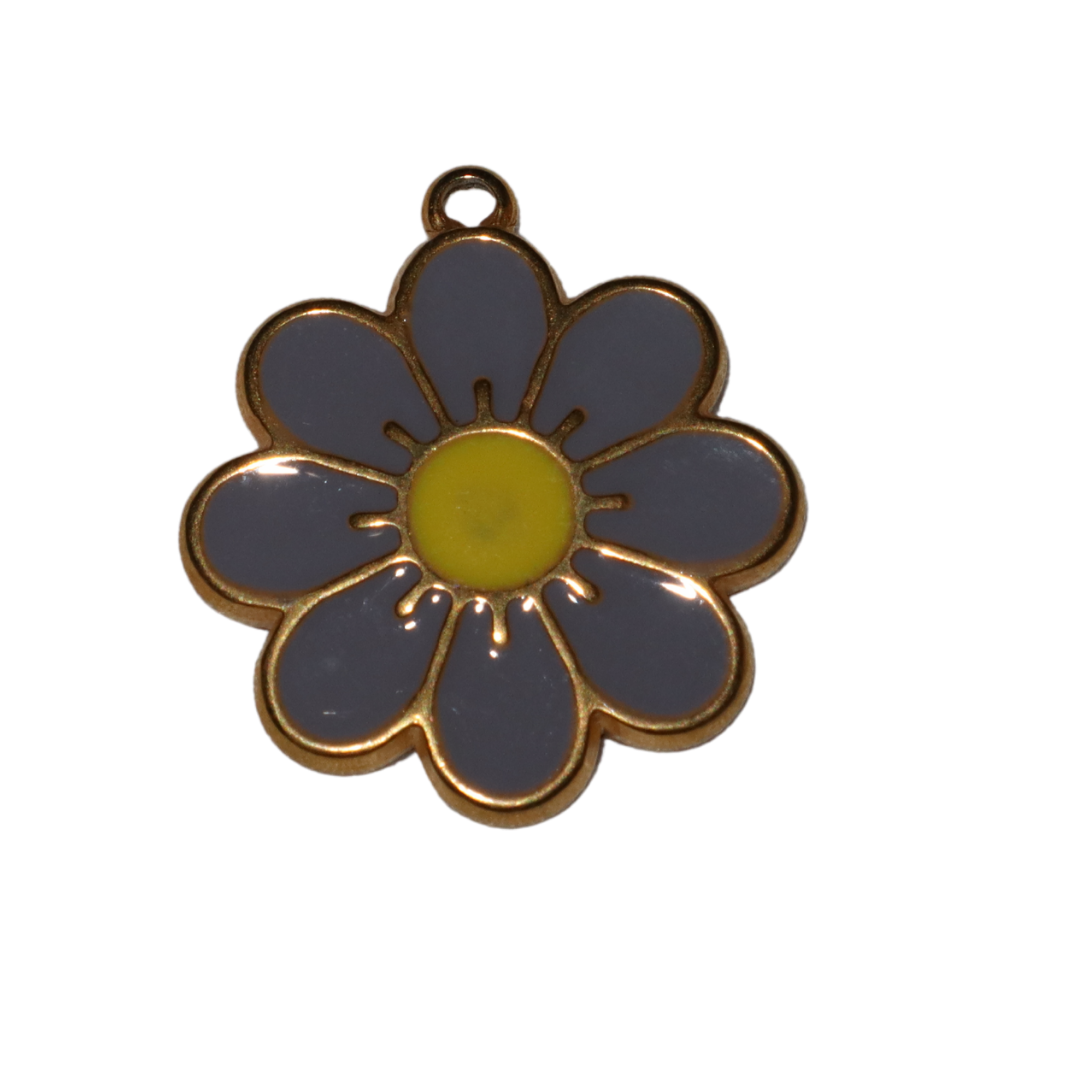 Painted Daisy Charm
