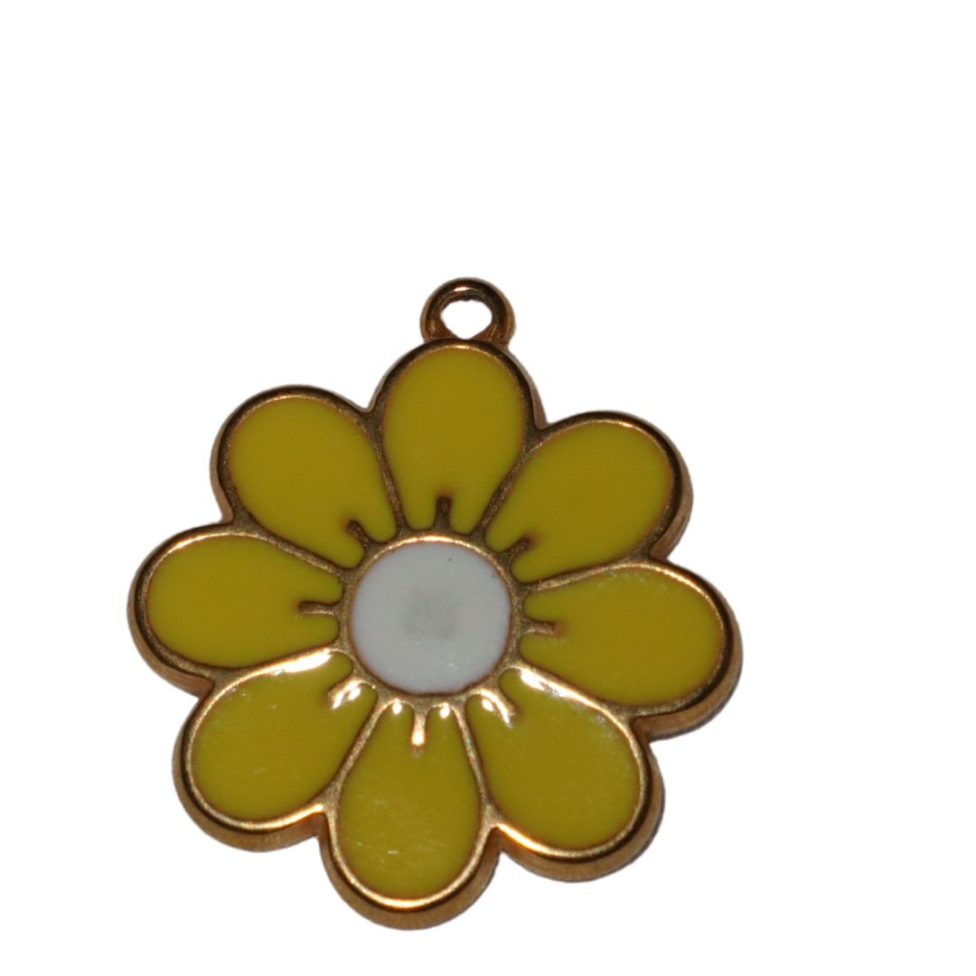 Painted Daisy Charm