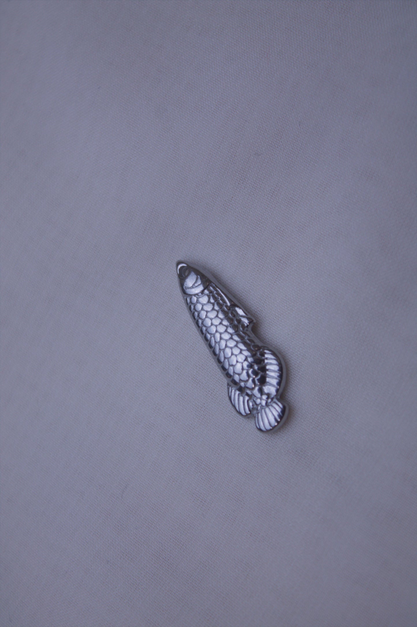 Classic Silver Fish Charm