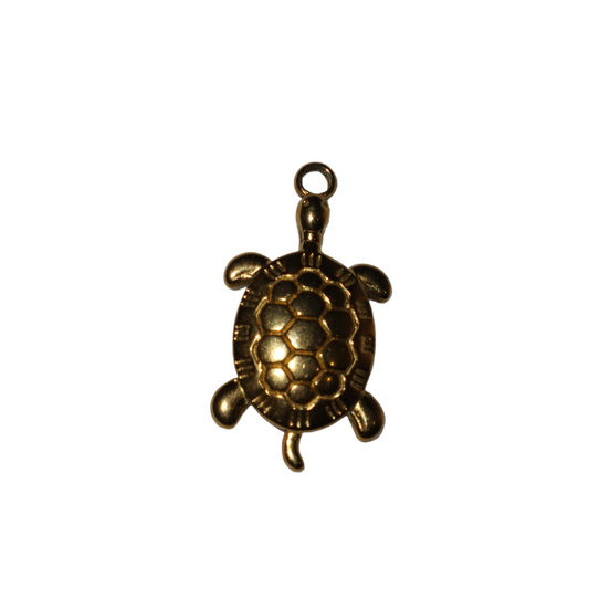 Turtle charm with Wide Shell Charm