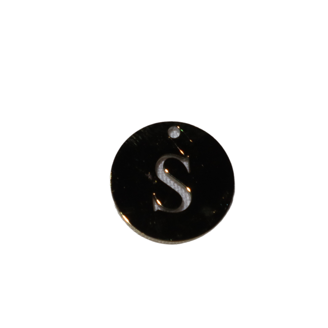 Circle Initial Charms