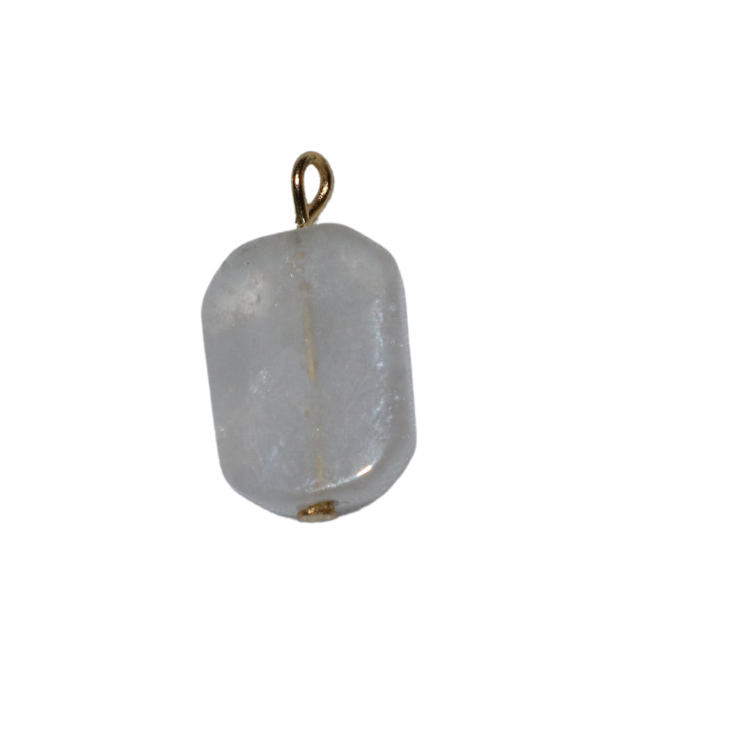 Stone Rectangle Charms