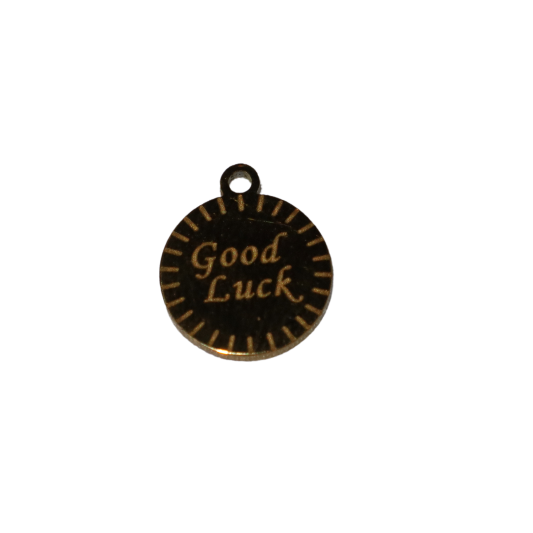 Good Luck Circle Charm