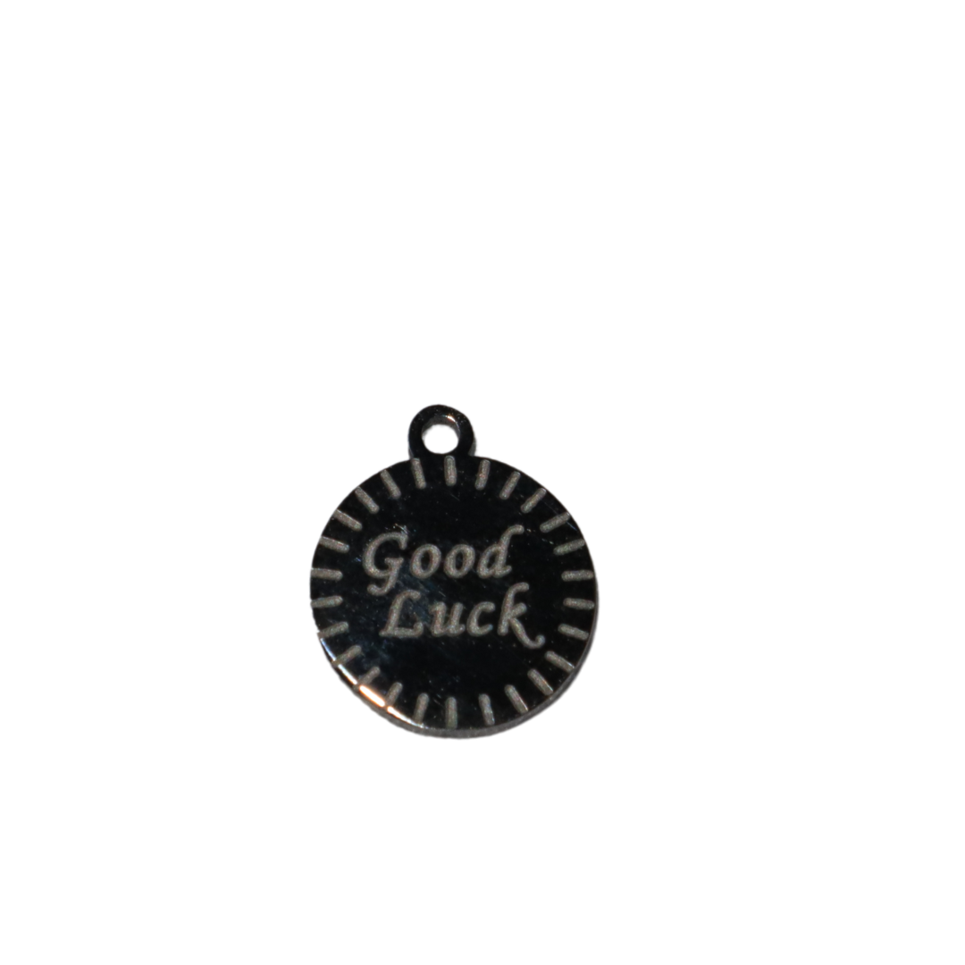 Good Luck Circle Charm