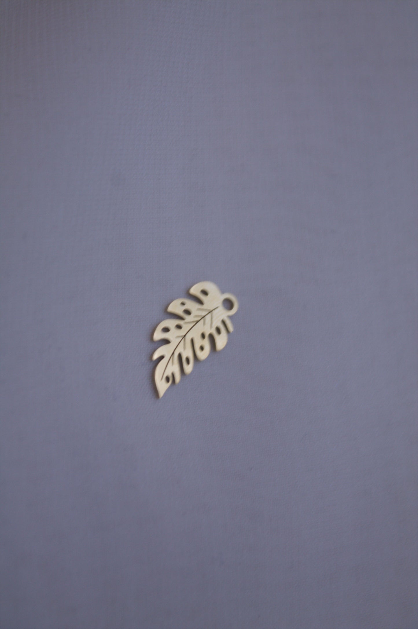 Classic Gold Monstera Leaf Charm