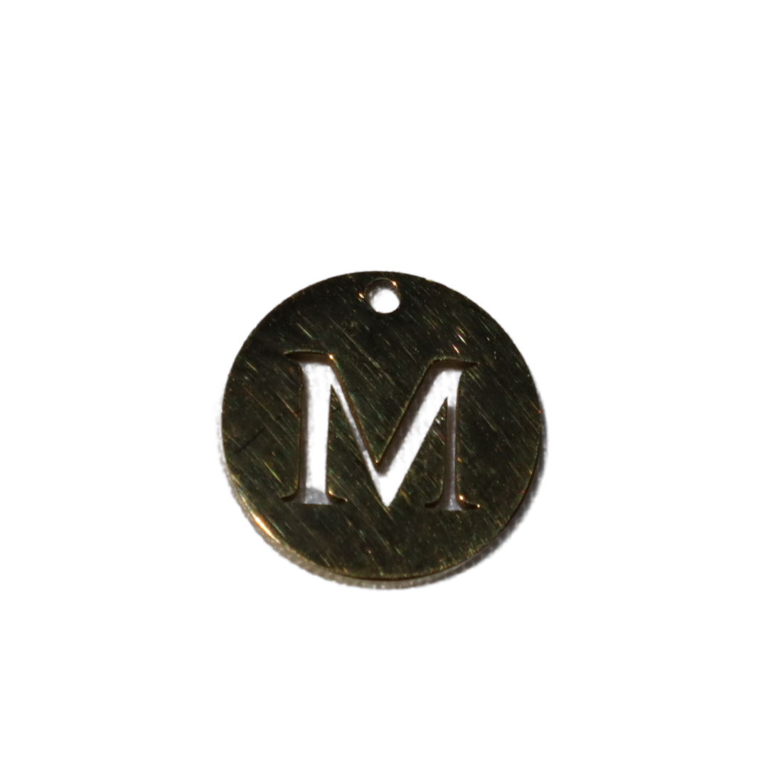 Circle Initial Charms