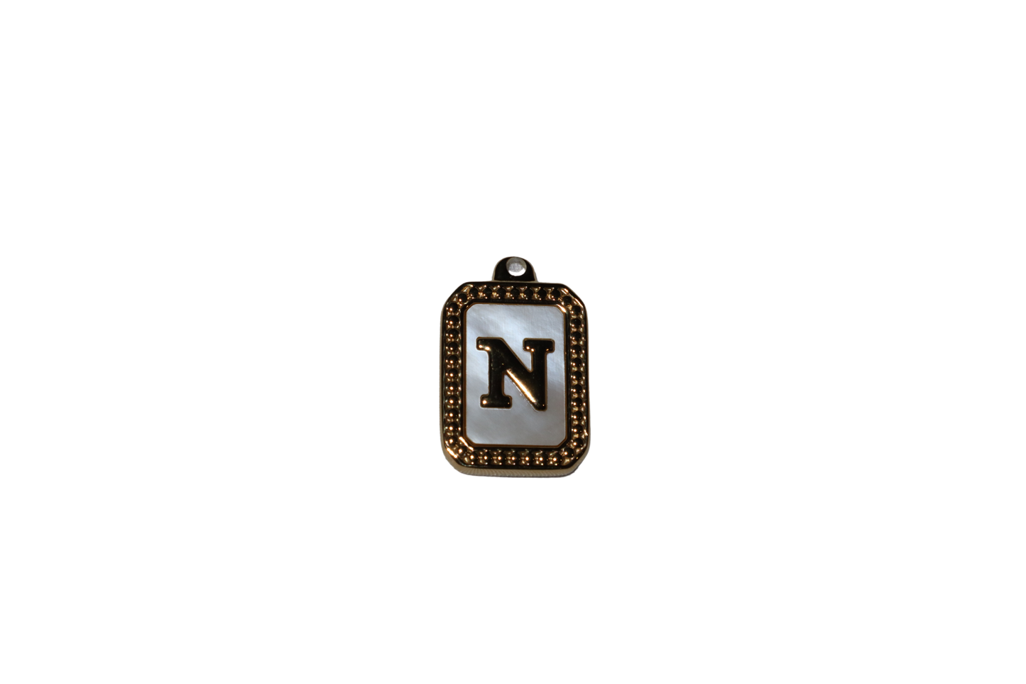 Mother of Pearl Initial Charms