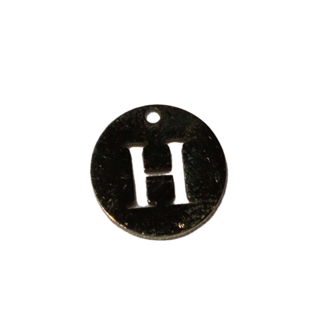 Circle Initial Charms