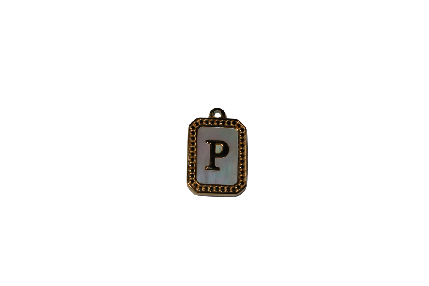 Mother of Pearl Initial Charms