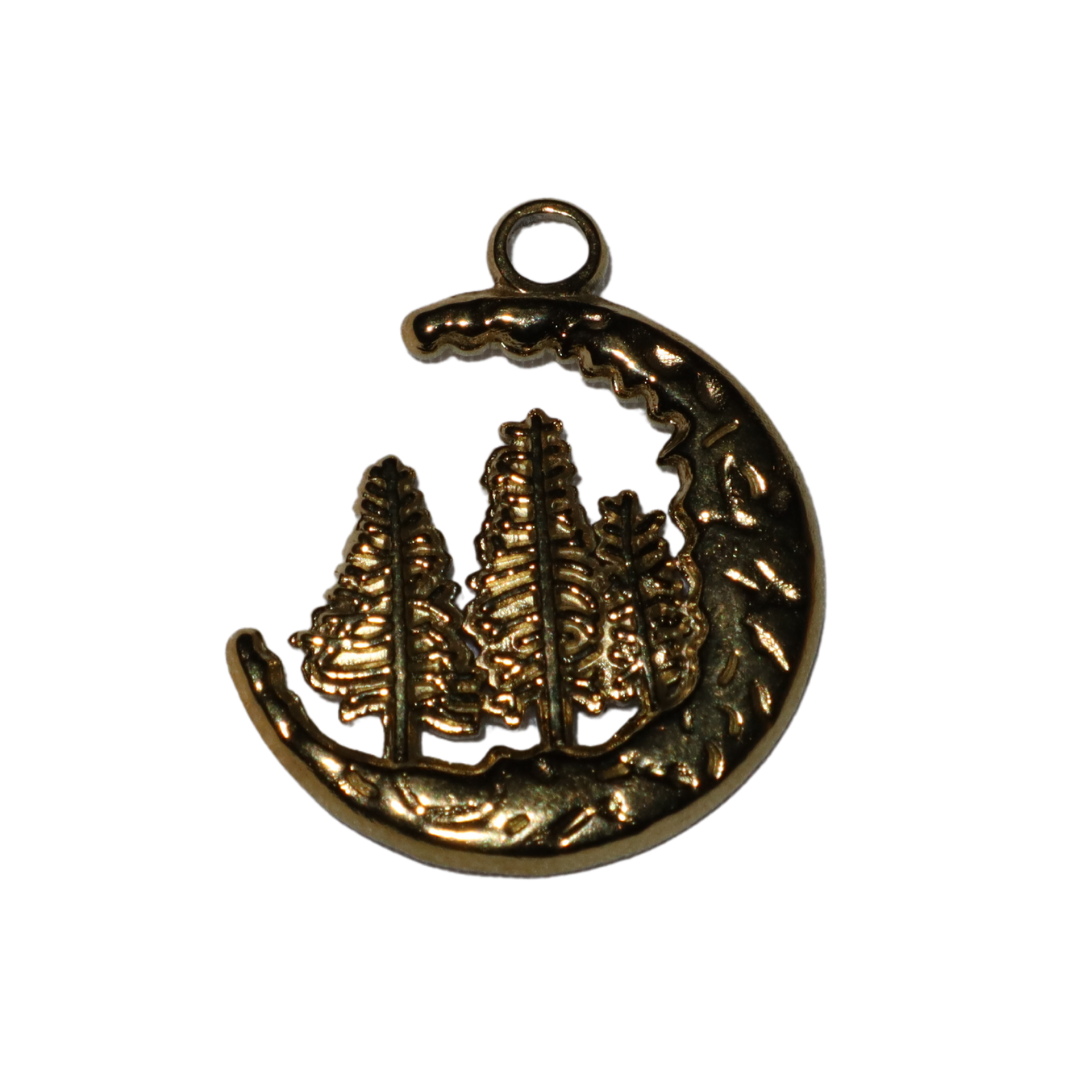 Trees on the Moon Charm