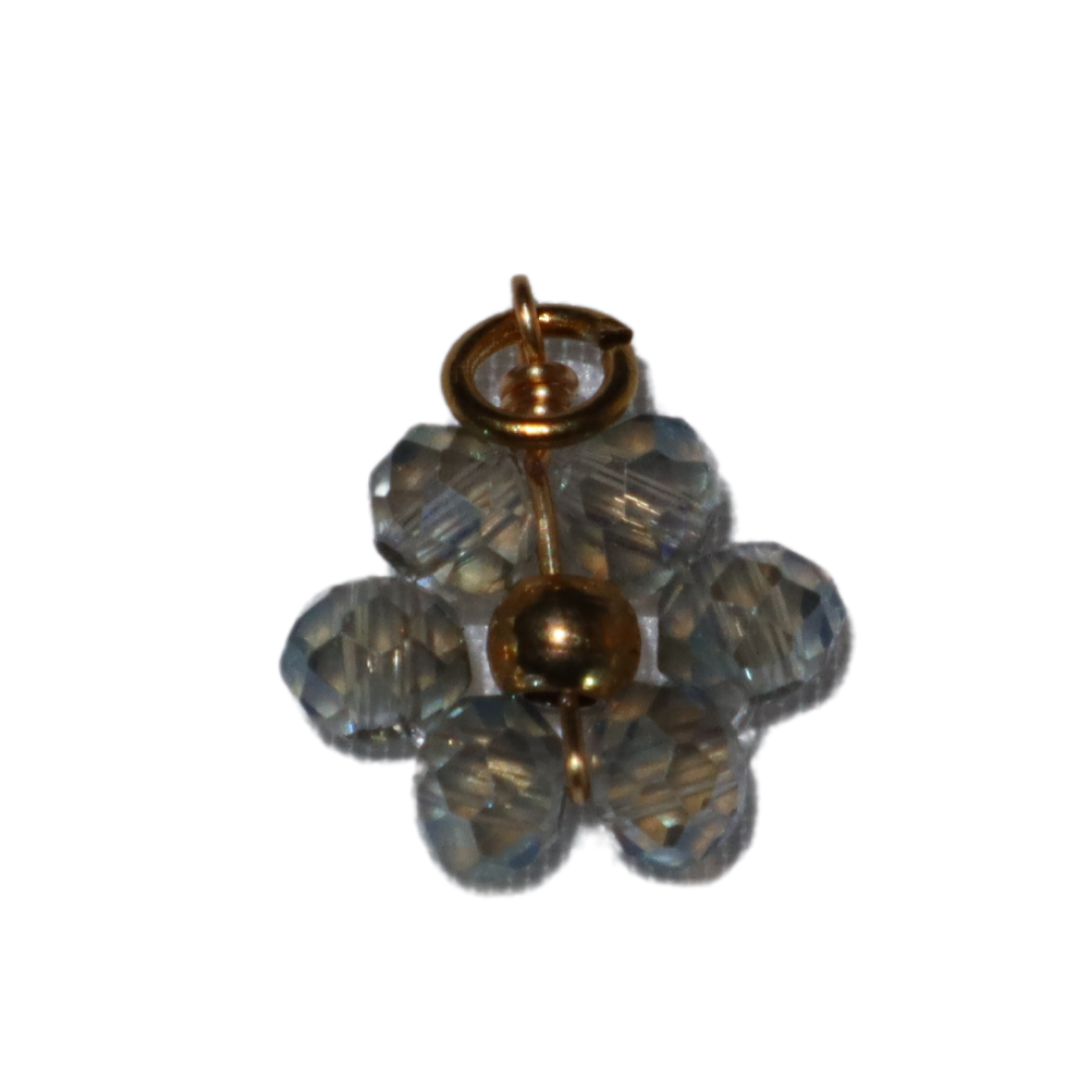 Beaded Flower Charm