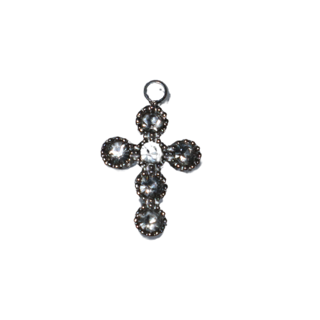 Cross with Gem Charm