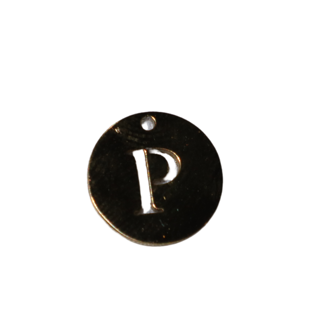 Circle Initial Charms