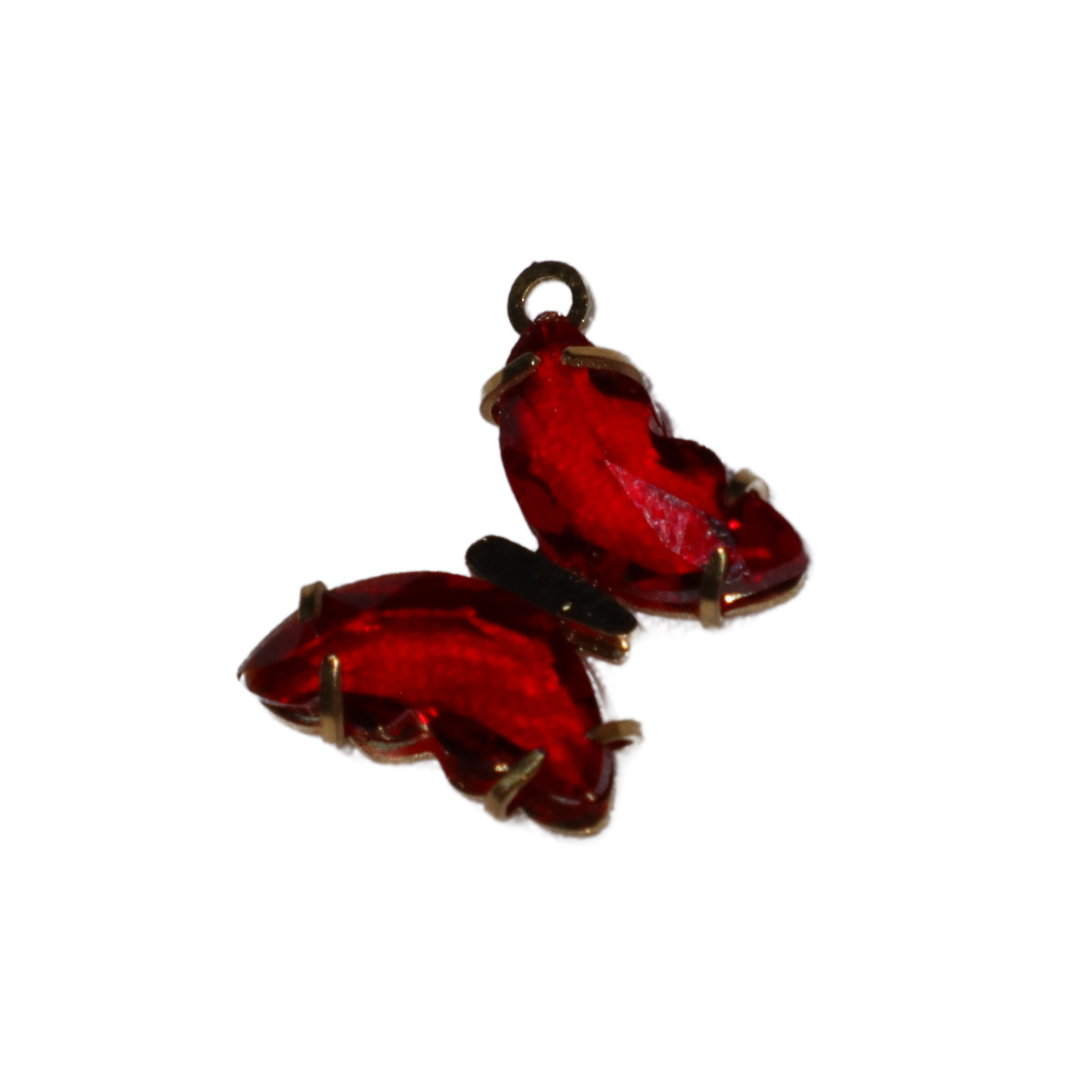 Gem Butterfly Charm