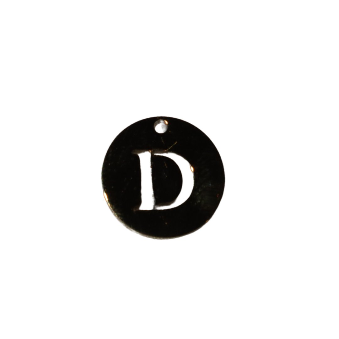 Circle Initial Charms