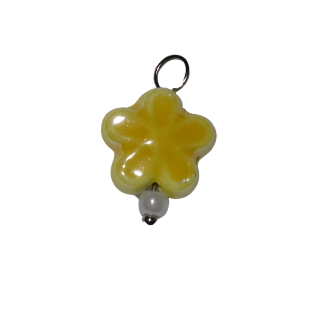 Ceramic Flower Charms