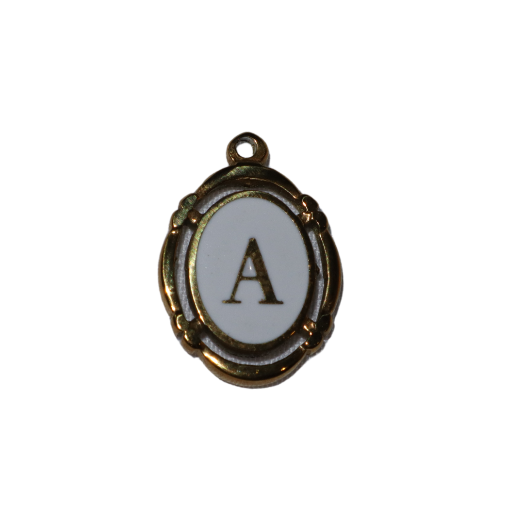 Framed Letter Charms