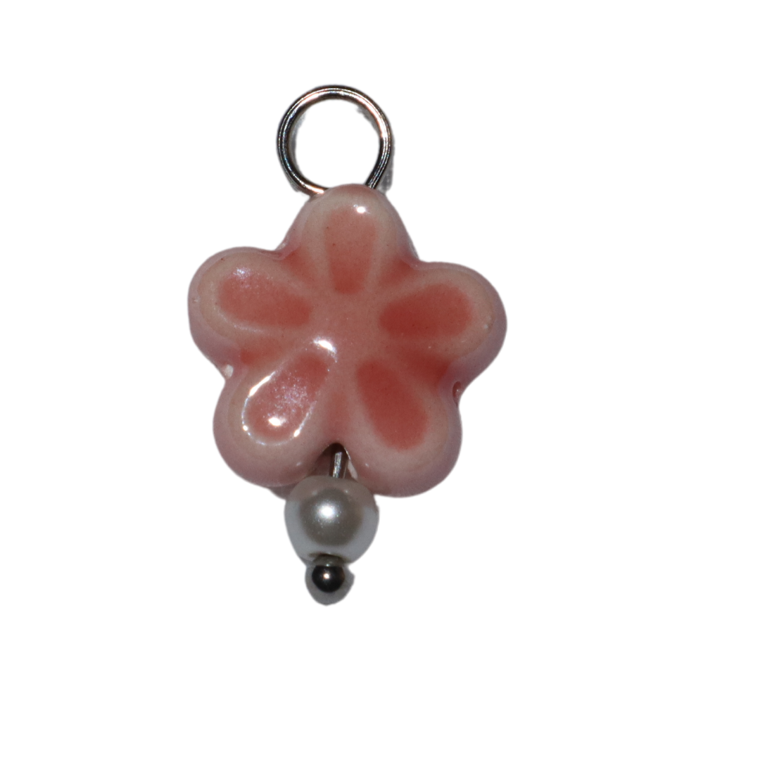 Ceramic Flower Charms