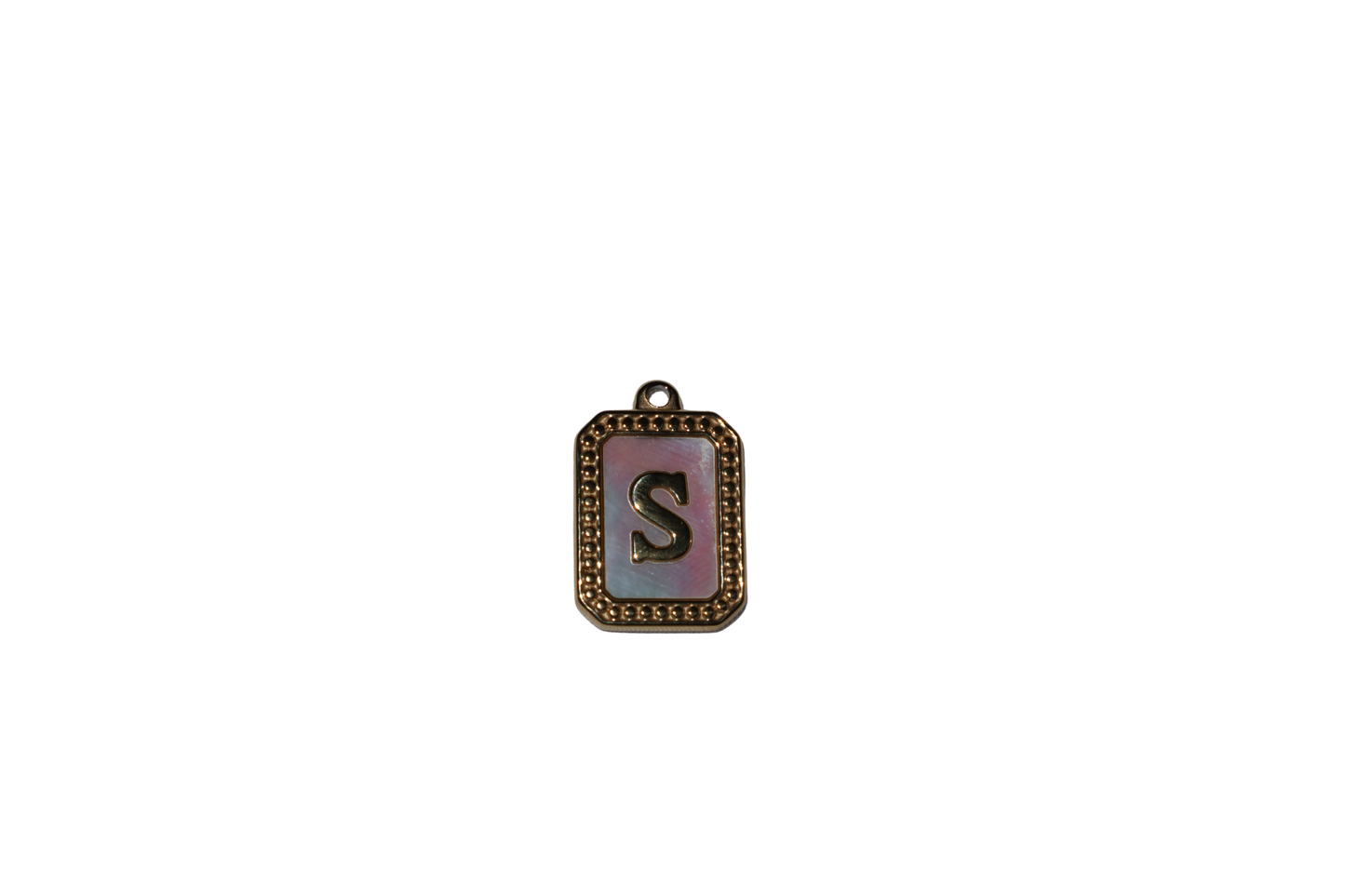 Mother of Pearl Initial Charms