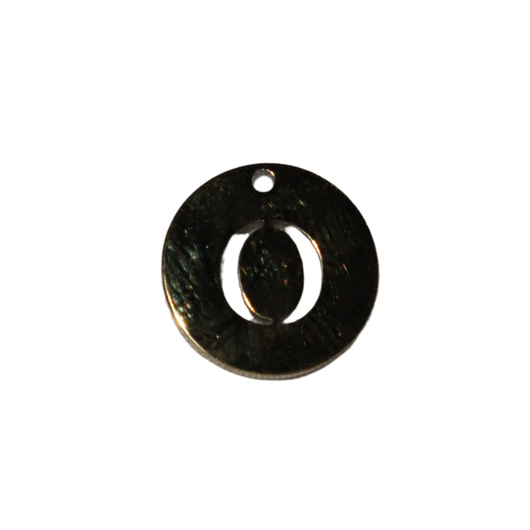 Circle Initial Charms