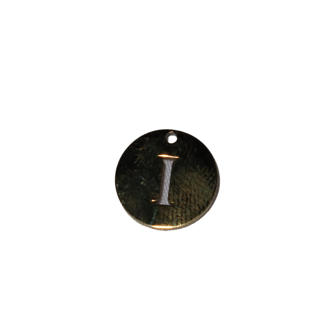Circle Initial Charms