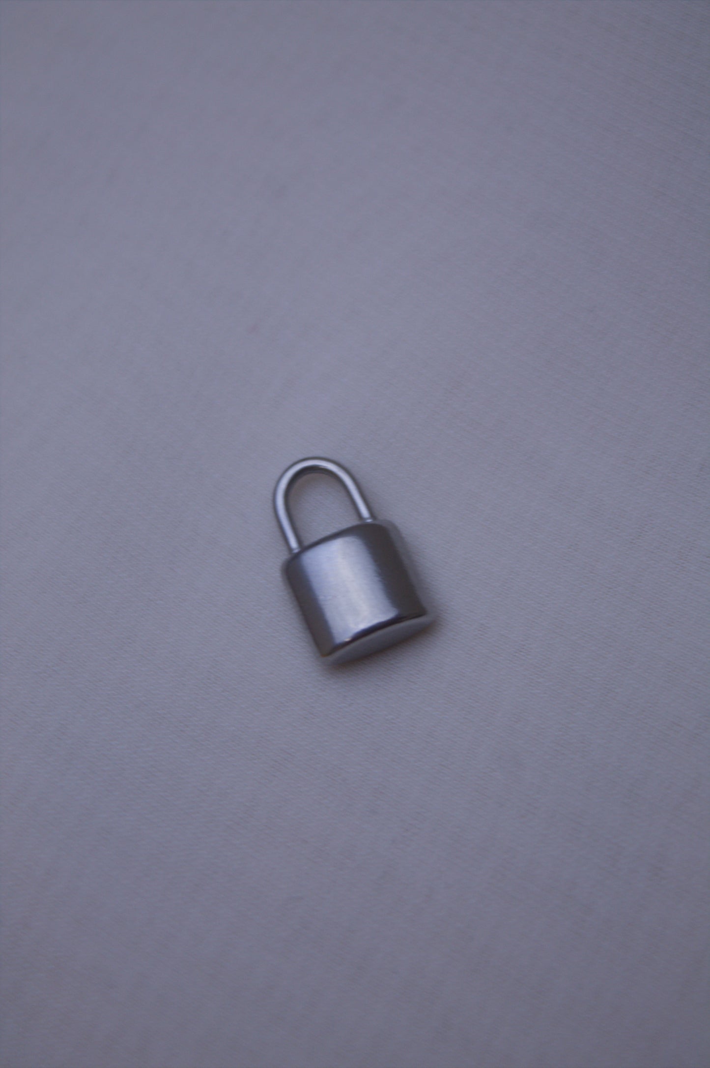 Classic Silver Padlock Charm