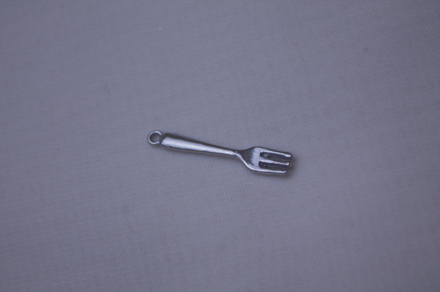 Classic Silver Fork Charm