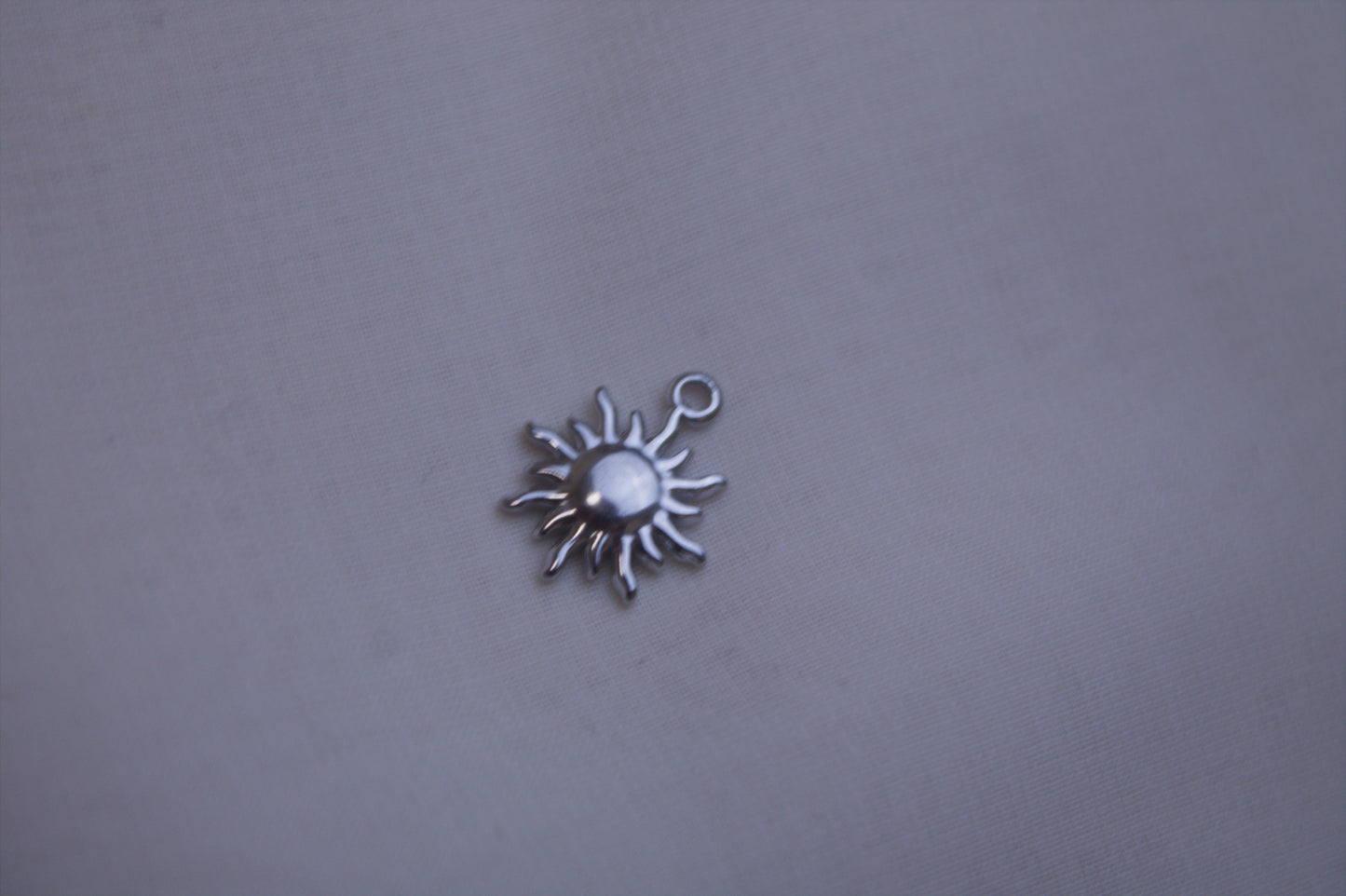 Classic Silver Sun Charm