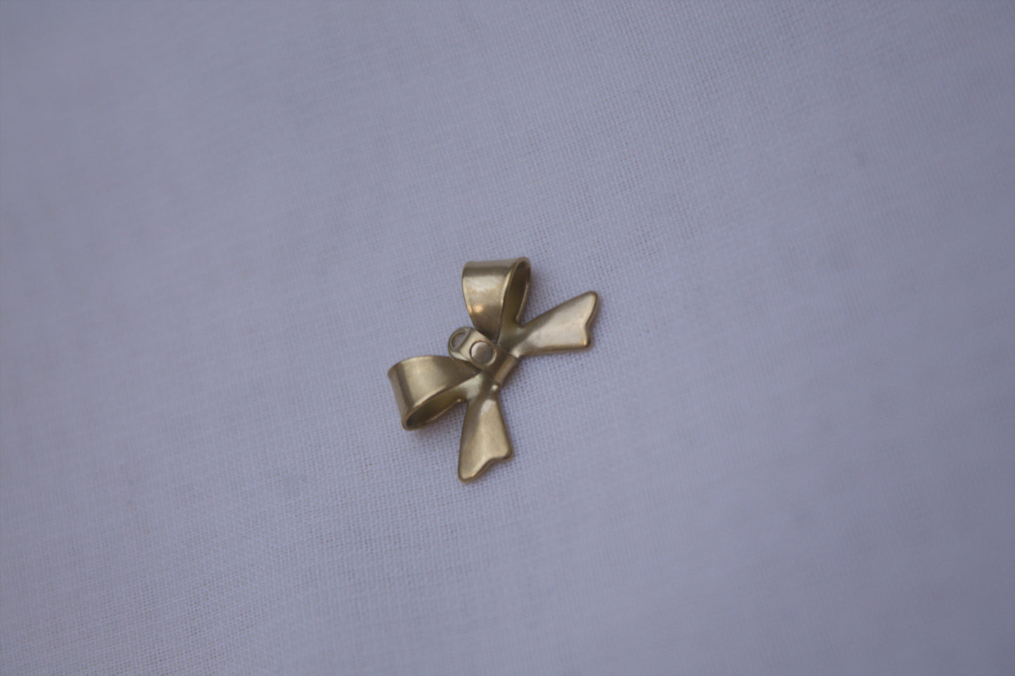 Classic Gold Bow Charm