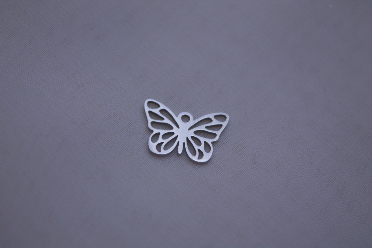Classic Silver Butterfly Charm