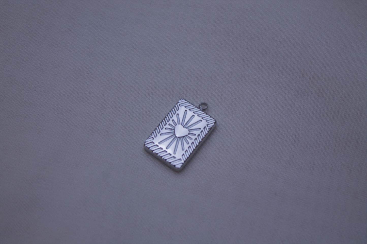 Classic Silver Sun Tarot Charm