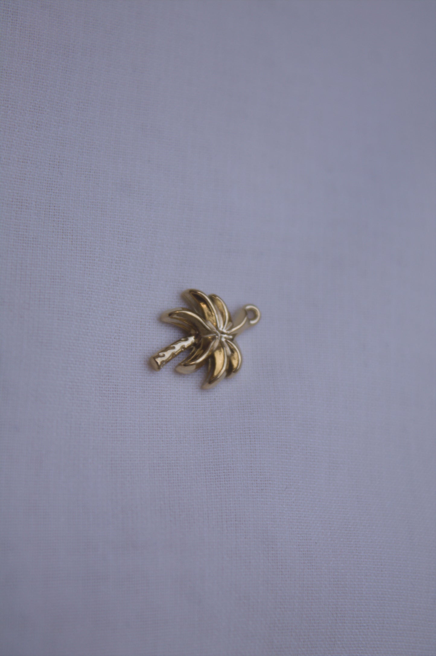 Classic Gold Palm Tree Charm