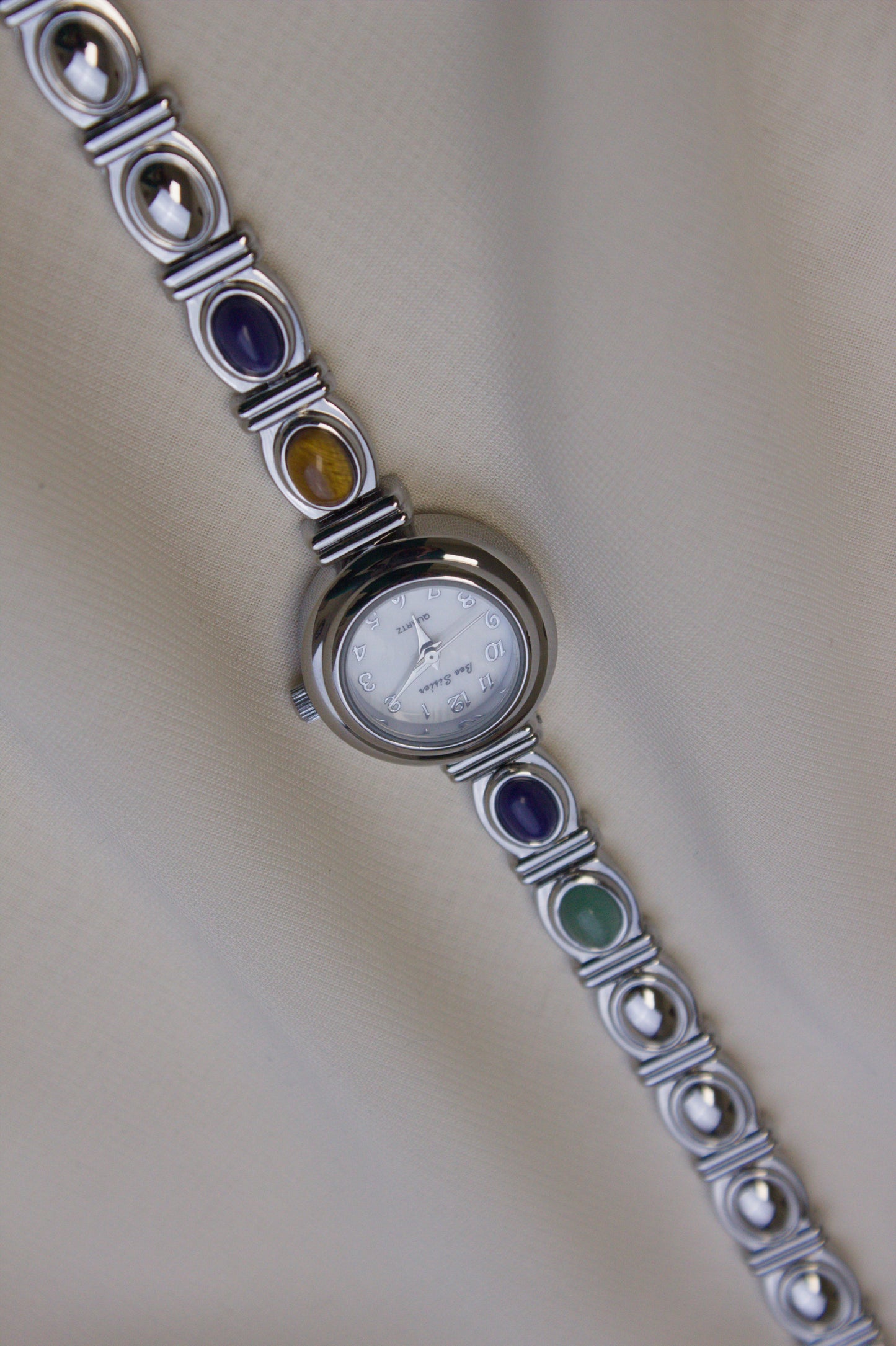 Gold Oval Abalone-Loop Watch (photo 7)