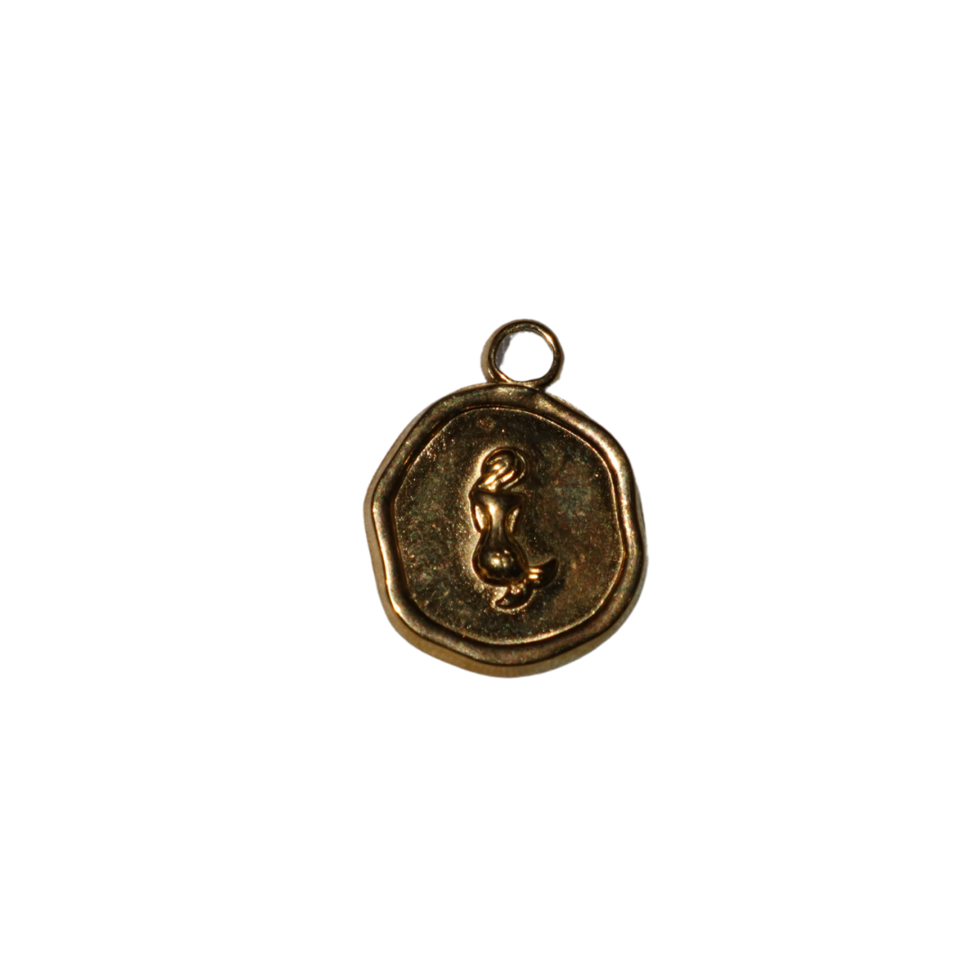 Mermaid Coin Charm