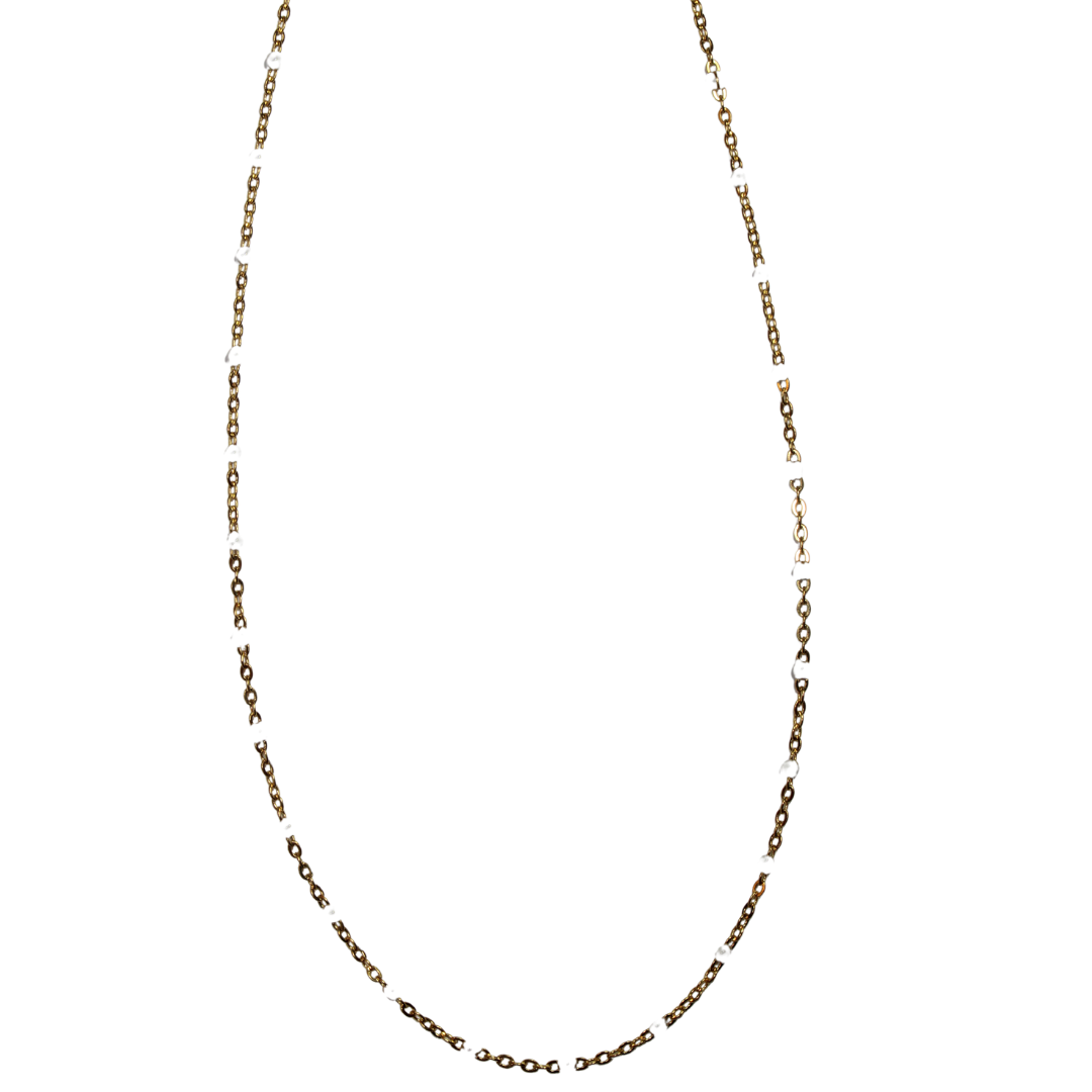 Enamel Dot Necklace
