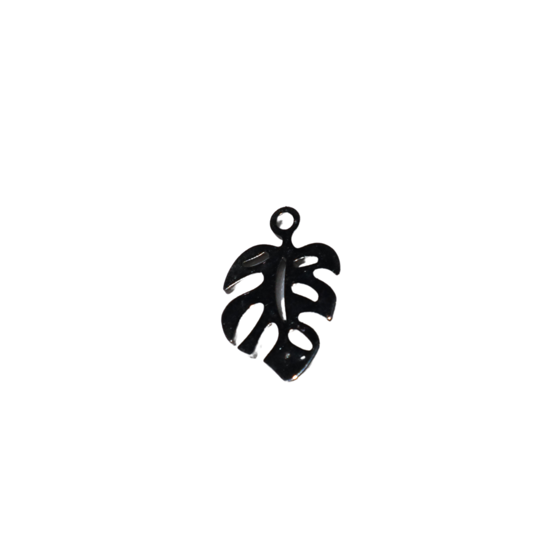 Monstera Leaf Charm