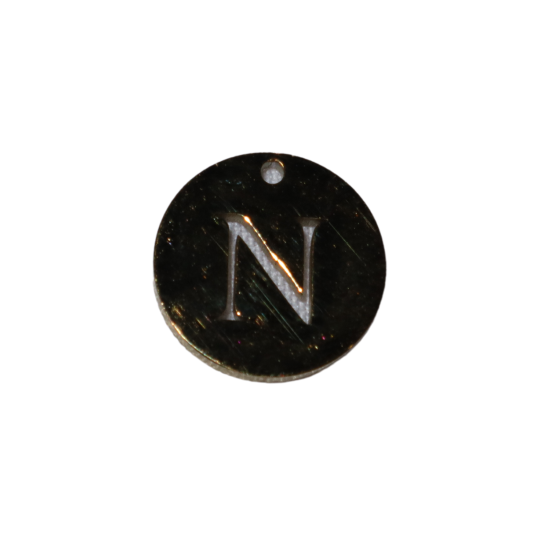 Circle Initial Charms