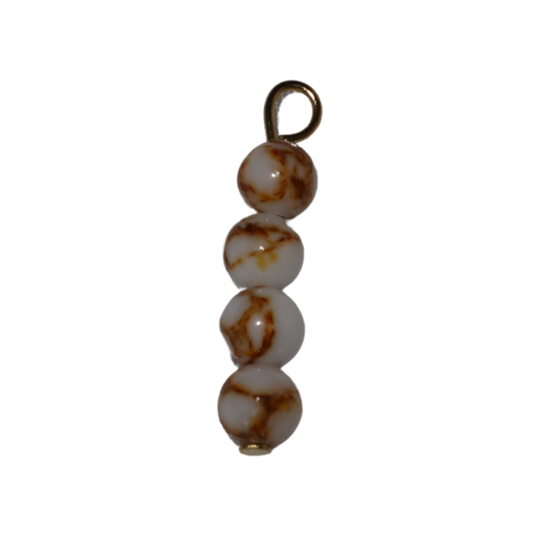 Gemstone Tiered Charm