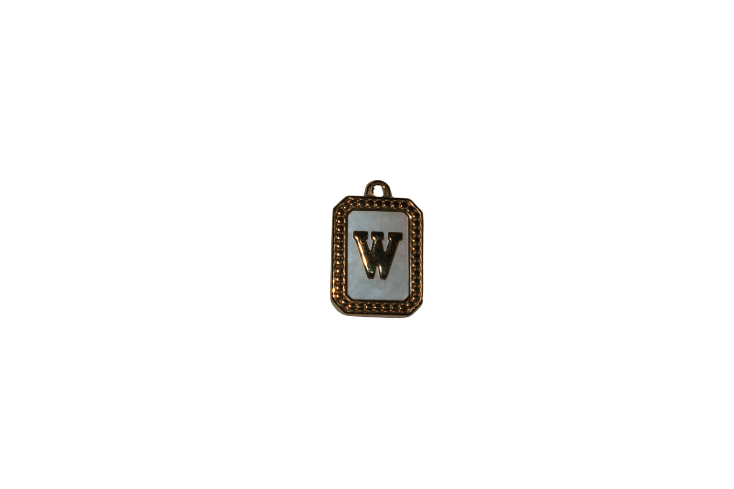 Mother of Pearl Initial Charms