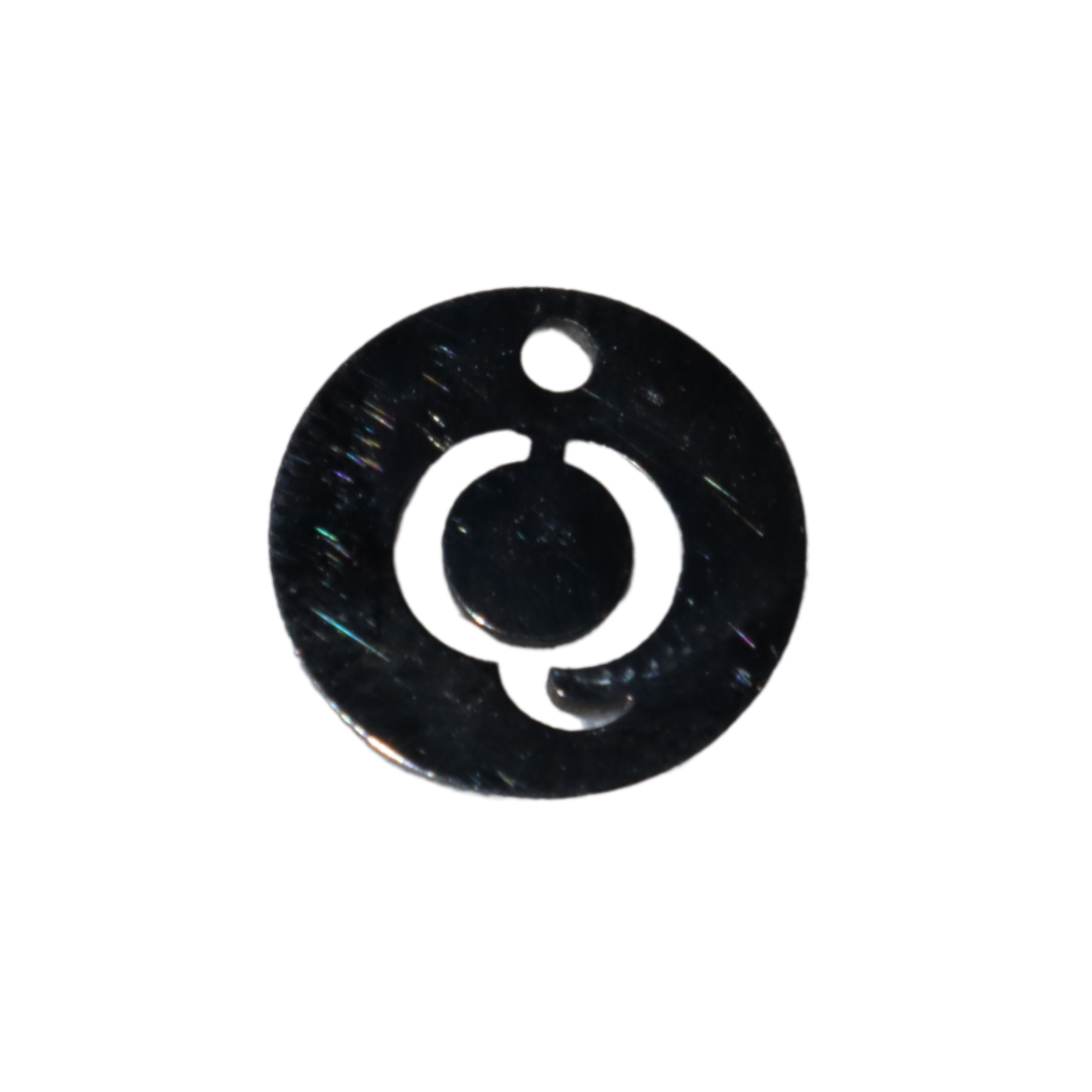Circle Initial Charms