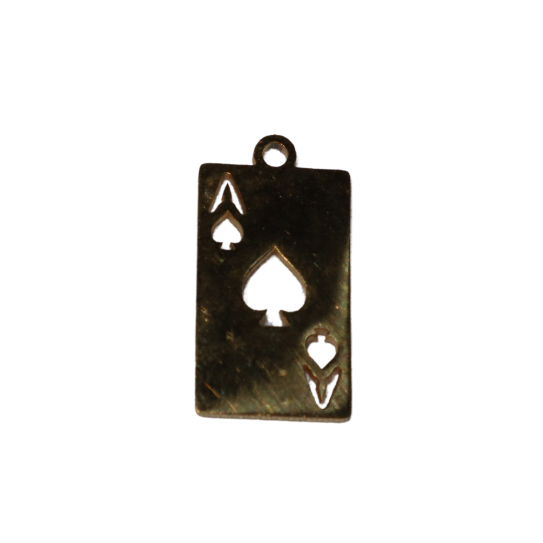 Ace of Hearts Card Charm
