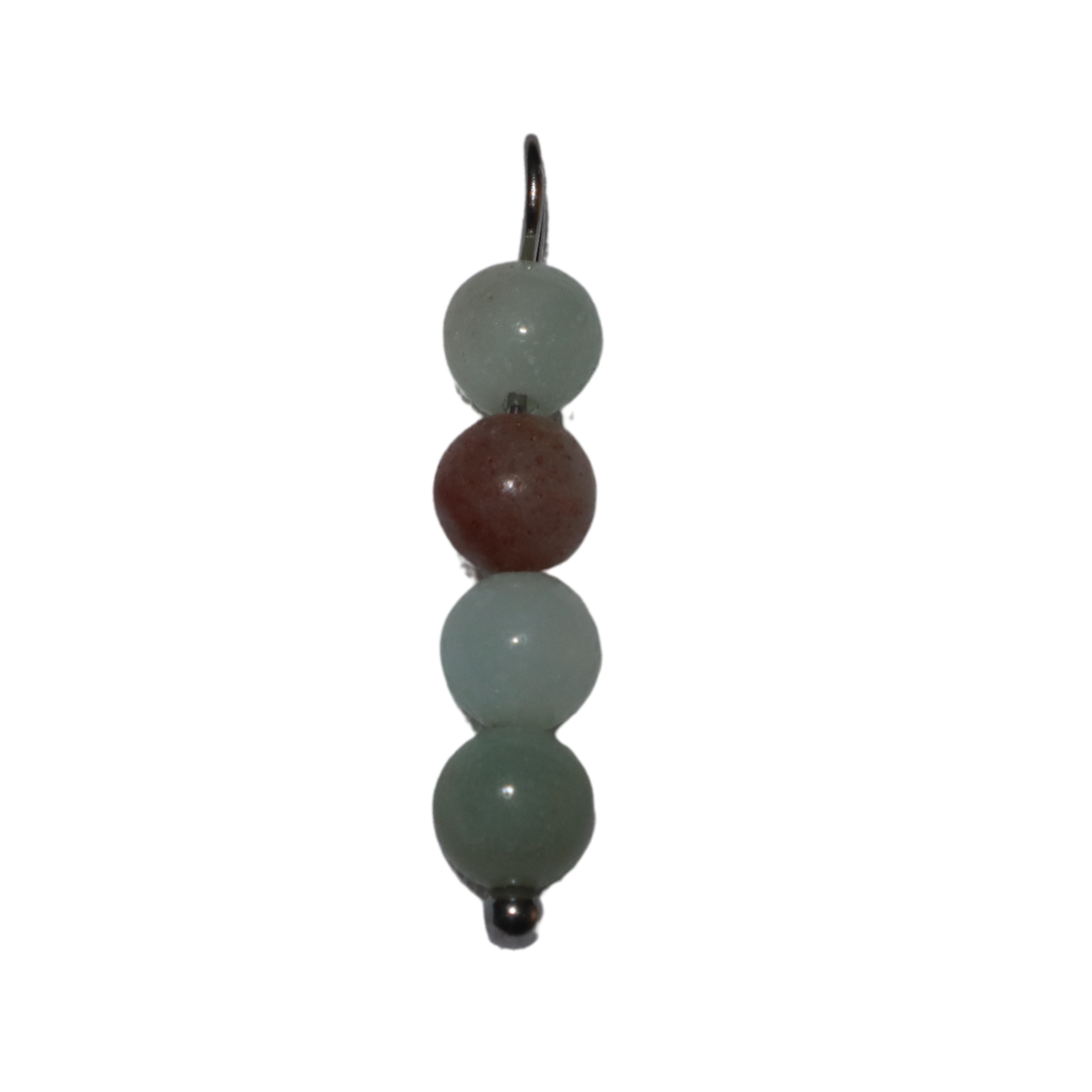 Gemstone Tiered Charm
