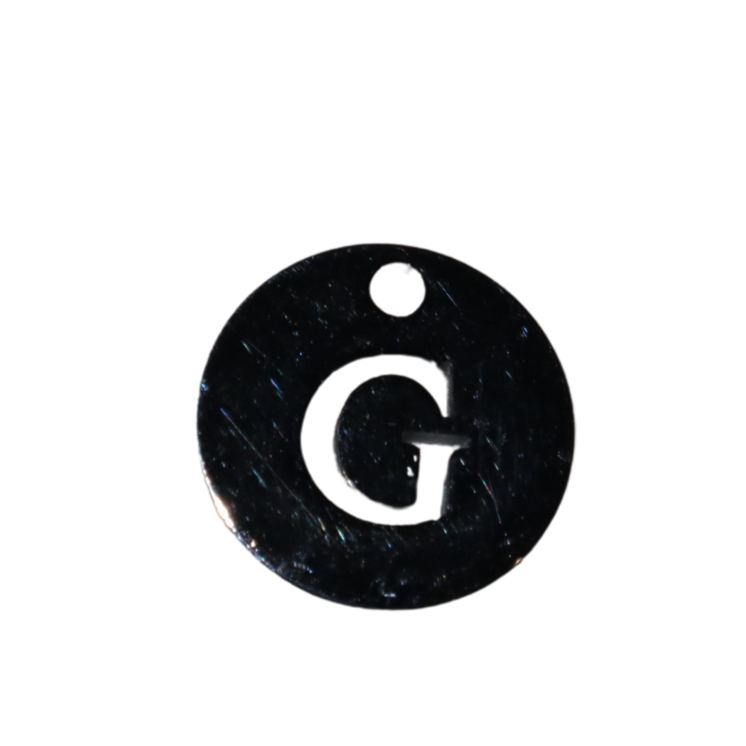 Circle Initial Charms