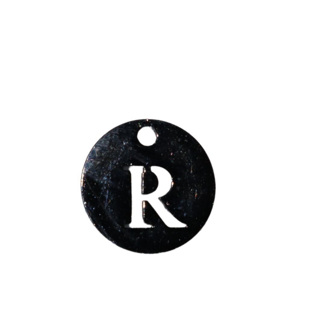 Circle Initial Charms